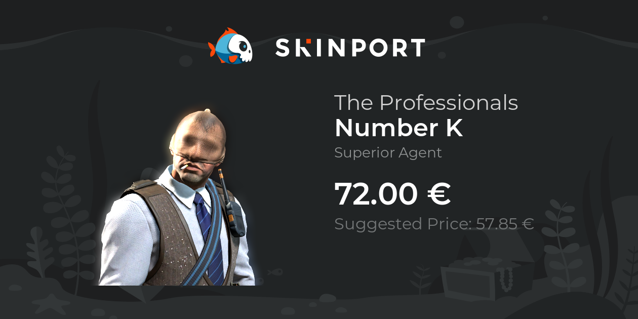 Number K | The Professionals - Counter-Strike 2 - Skinport