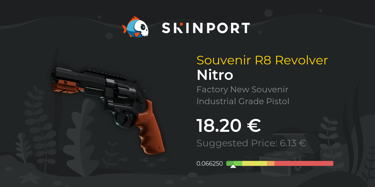 Souvenir R8 Revolver | Nitro (Factory New) - Counter-Strike 2 - Skinport