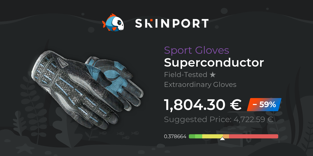 Sport Gloves Superconductor (FieldTested) CSGO Skinport