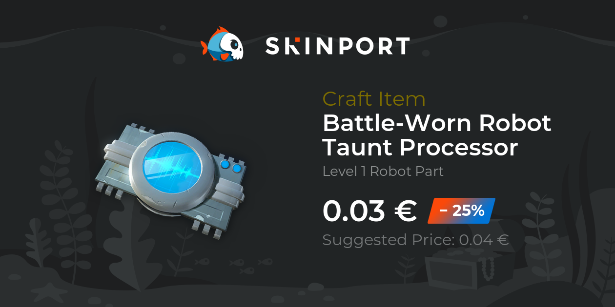 Processeur de railleries usé au combat - Team Fortress 2 - Skinport