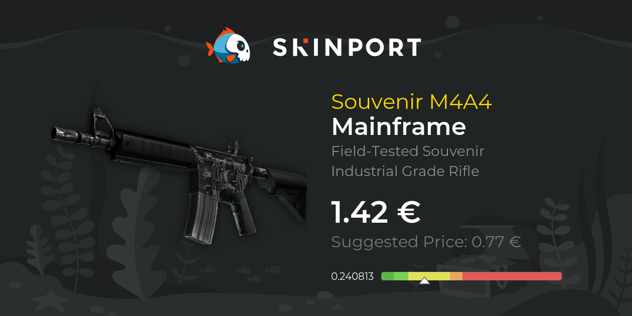 Souvenir M4A4 | Mainframe (Field-Tested) - CS2 - Skinport