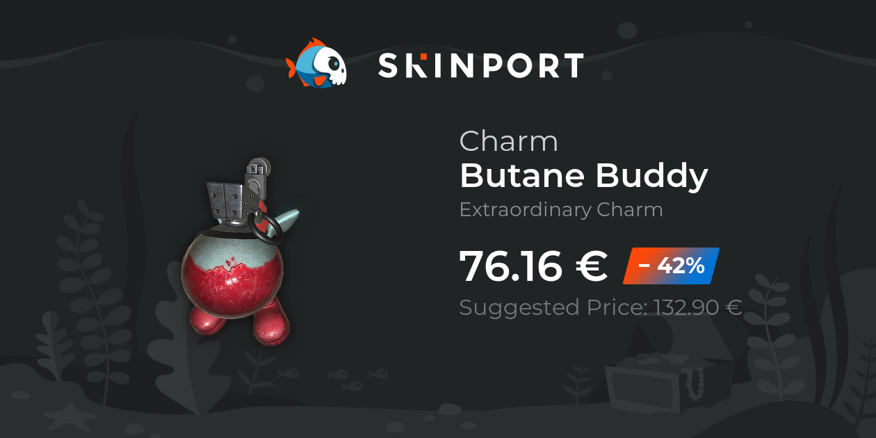 Charm | Butane Buddy - Counter-Strike 2 - Skinport