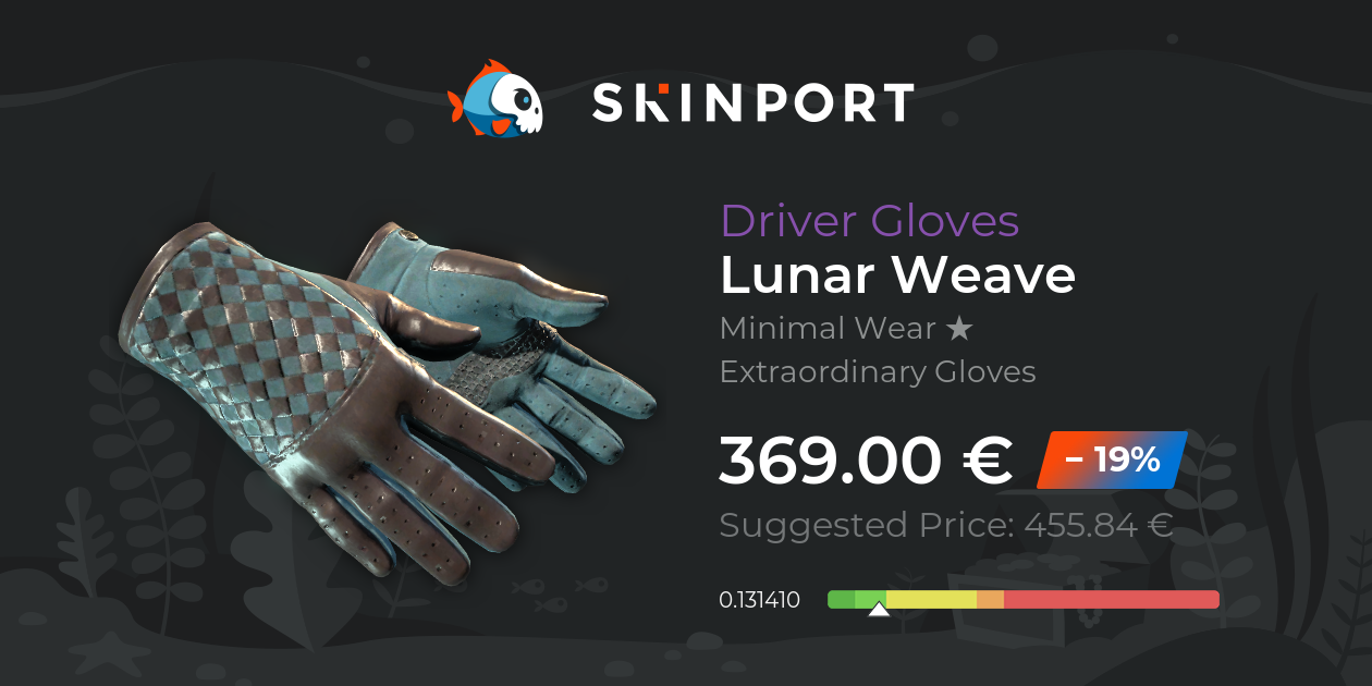 Driver Gloves | Lunar Weave (Minimal Wear) - Counter-Strike 2 - Skinport