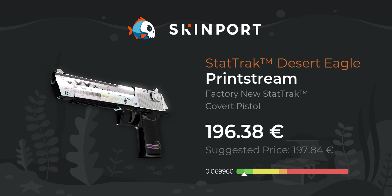StatTrak™ Desert Eagle Printstream (Factory New) CS2 Skinport