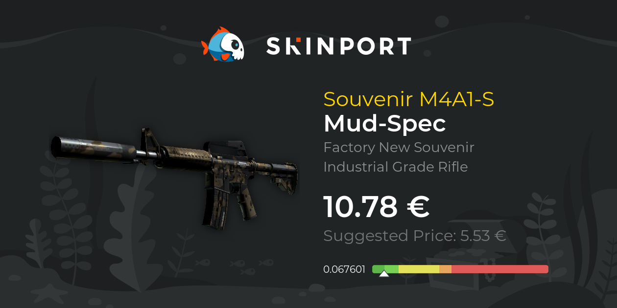Souvenir M4A1-S | Mud-Spec (Factory New) - Counter-Strike 2 - Skinport