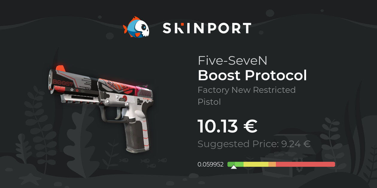 Five-SeveN | Boost Protocol (Factory New) - Counter-Strike 2 - Skinport