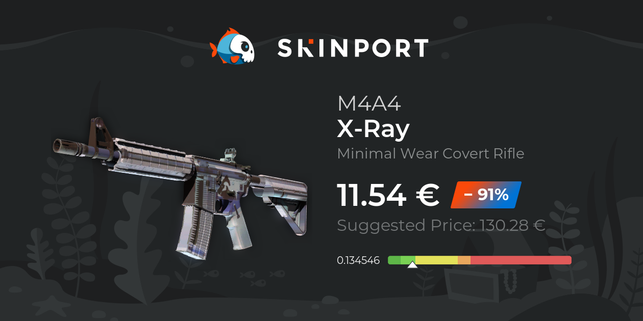 M4A4 XRay (Minimal Wear) CounterStrike 2 Skinport