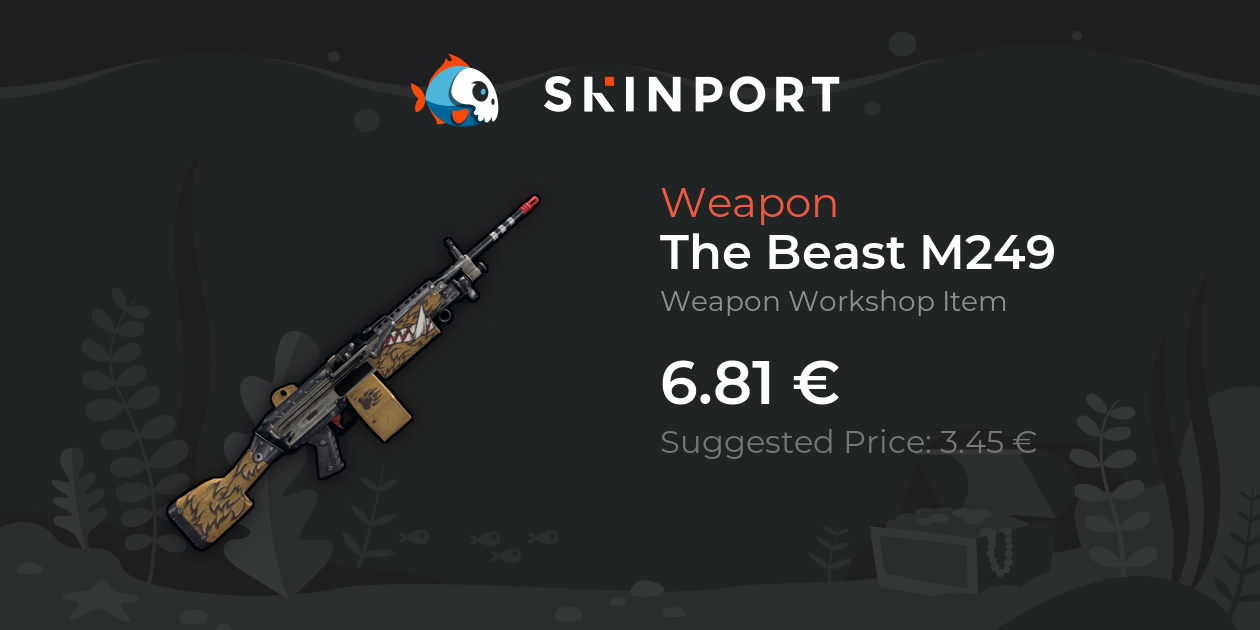 The Beast M249 - Rust - Skinport