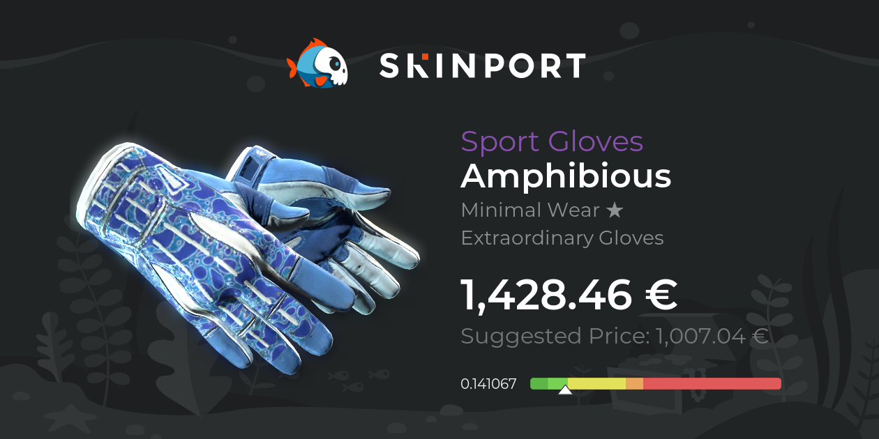 Sport Gloves Amphibious (Minimal Wear) CounterStrike 2 Skinport