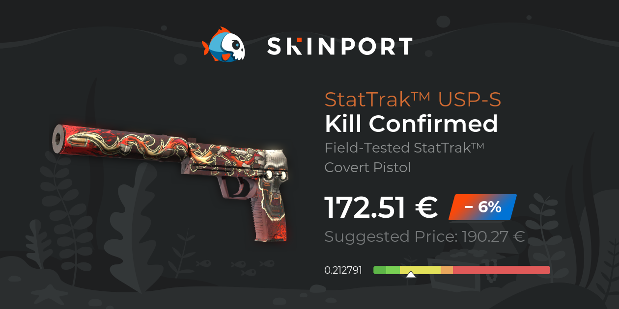StatTrak™ USP-S | Kill Confirmed (Field-Tested) - Counter-Strike 2 ...