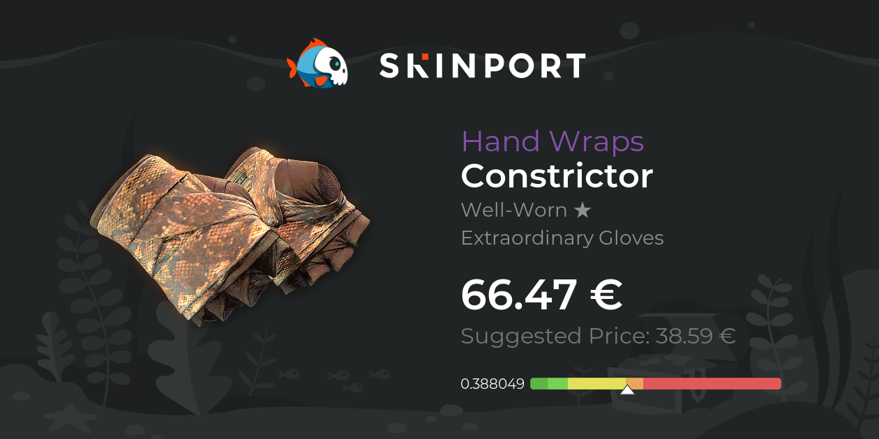 Hand Wraps | Constrictor (Well-Worn) - Counter-Strike 2 - Skinport