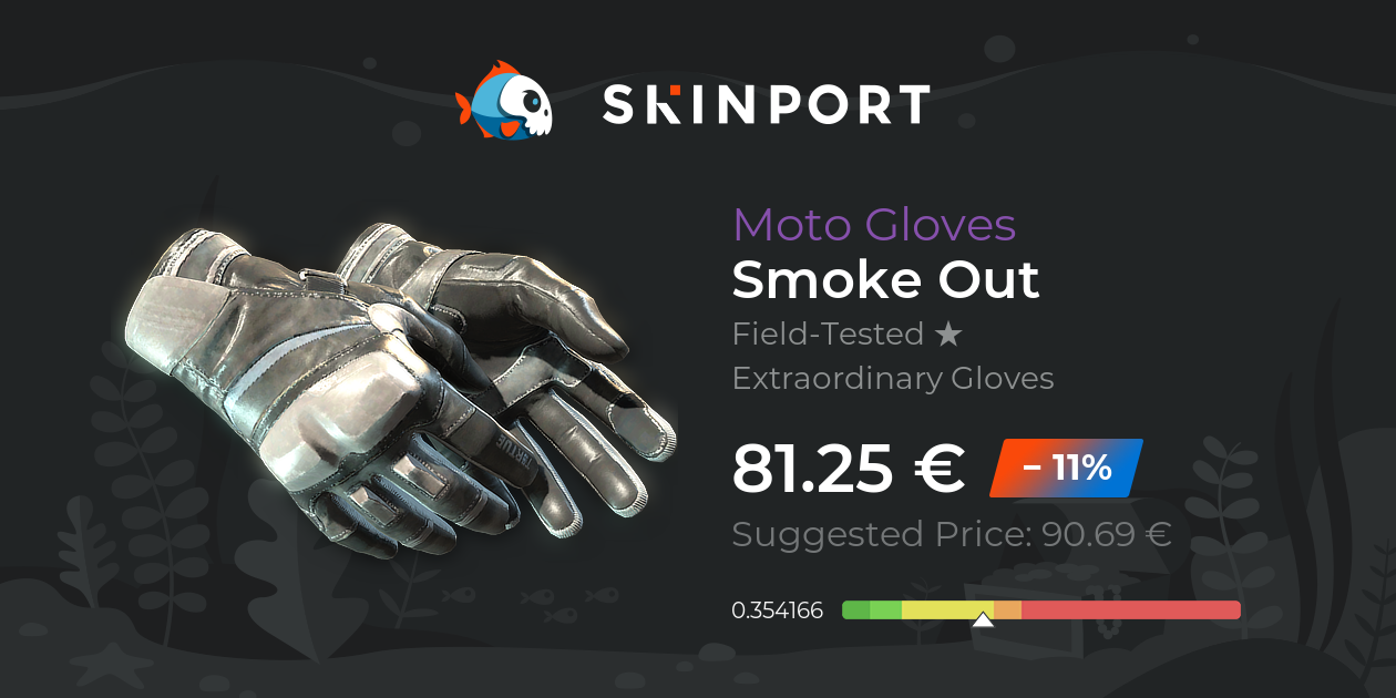 Moto Gloves | Smoke Out (Field-Tested) - Counter-Strike 2 - Skinport
