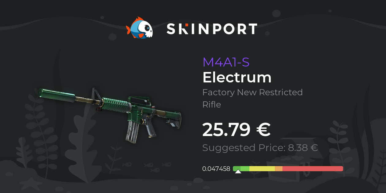 M4A1-S | Electrum (Factory New) - Counter-Strike 2 - Skinport