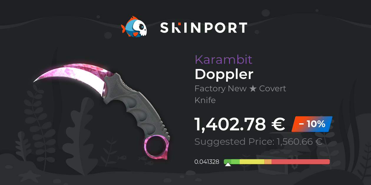 Karambit | Doppler (Factory New) - Counter-Strike 2 - Skinport