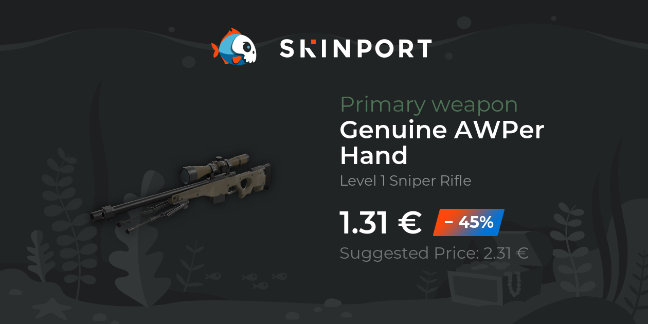 Genuine AWPer Hand Team Fortress 2 Skinport