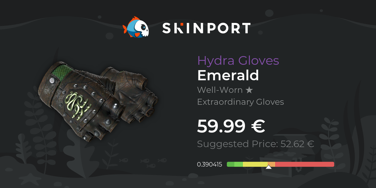 Hydra Gloves Emerald (WellWorn) CS2 Skinport