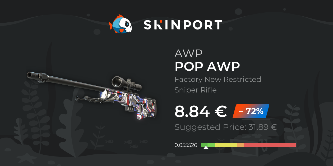 AWP | POP AWP (Factory New) - Counter-Strike 2 - Skinport