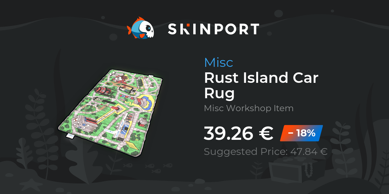 Rust Island Car Rug - Rust - Skinport