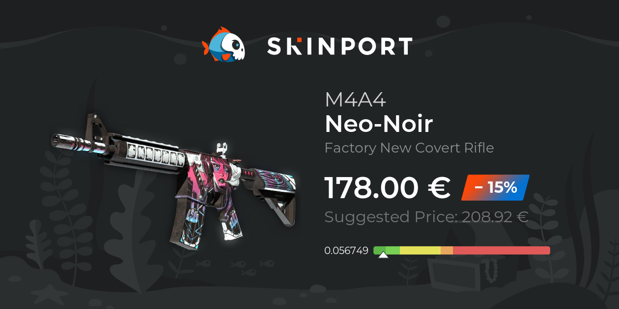 M4A4 | Neo-Noir (Factory New) - Counter-Strike 2 - Skinport