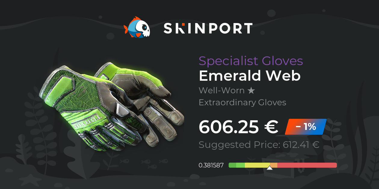 Specialisthandsker (★) | Emerald Web (Meget slidt) - Counter-Strike 2 ...