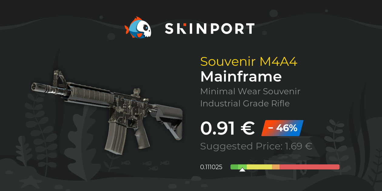 Souvenir M4A4 | Mainframe (Minimal Wear) - Counter-Strike 2 - Skinport