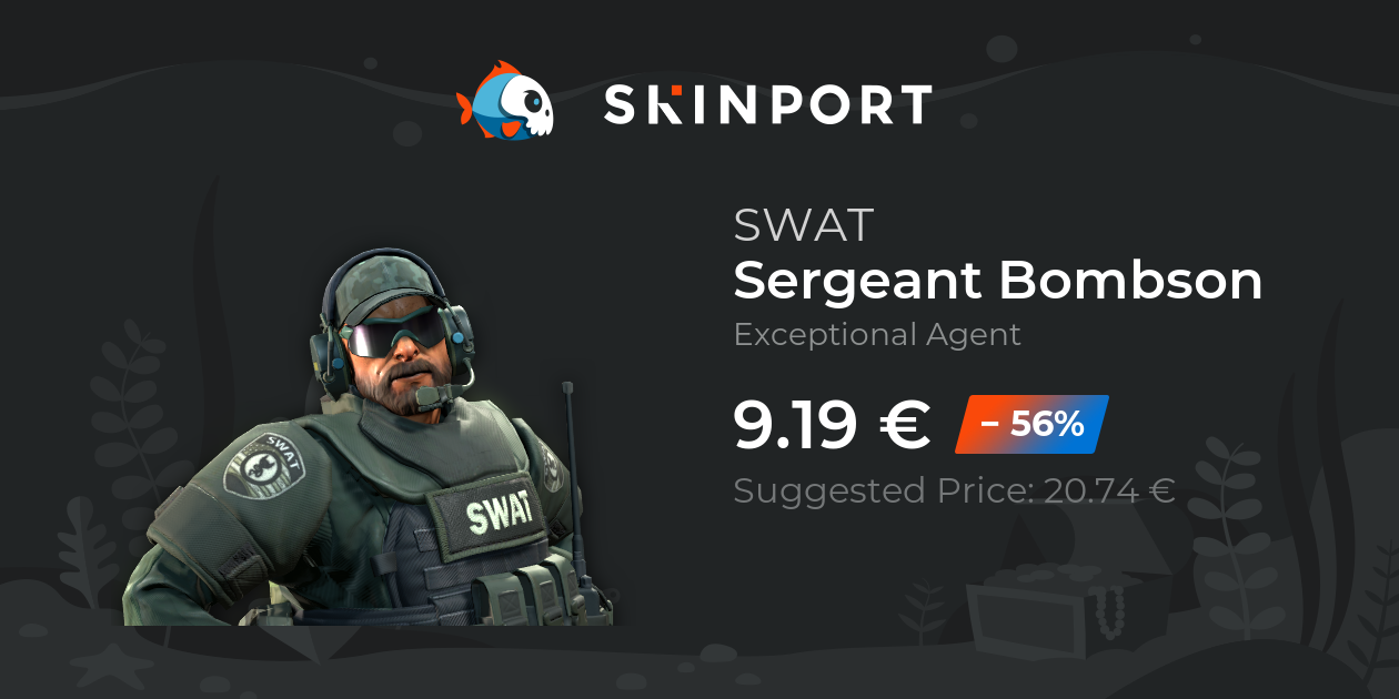 Sergeant Bombson | SWAT - Counter-Strike 2 - Skinport