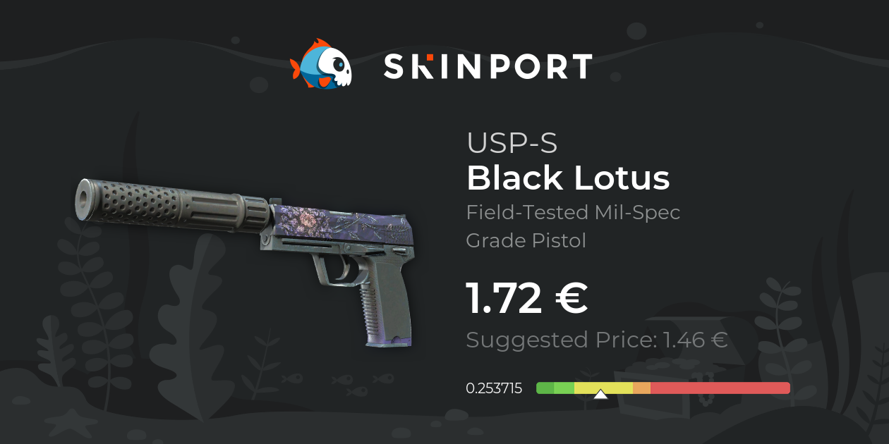 USP-S | Black Lotus (Field-Tested) - Counter-Strike 2 - Skinport
