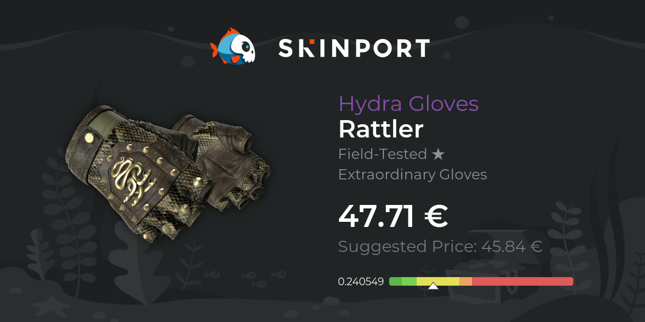 Hydra Gloves Rattler (FieldTested) CSGO Skinport