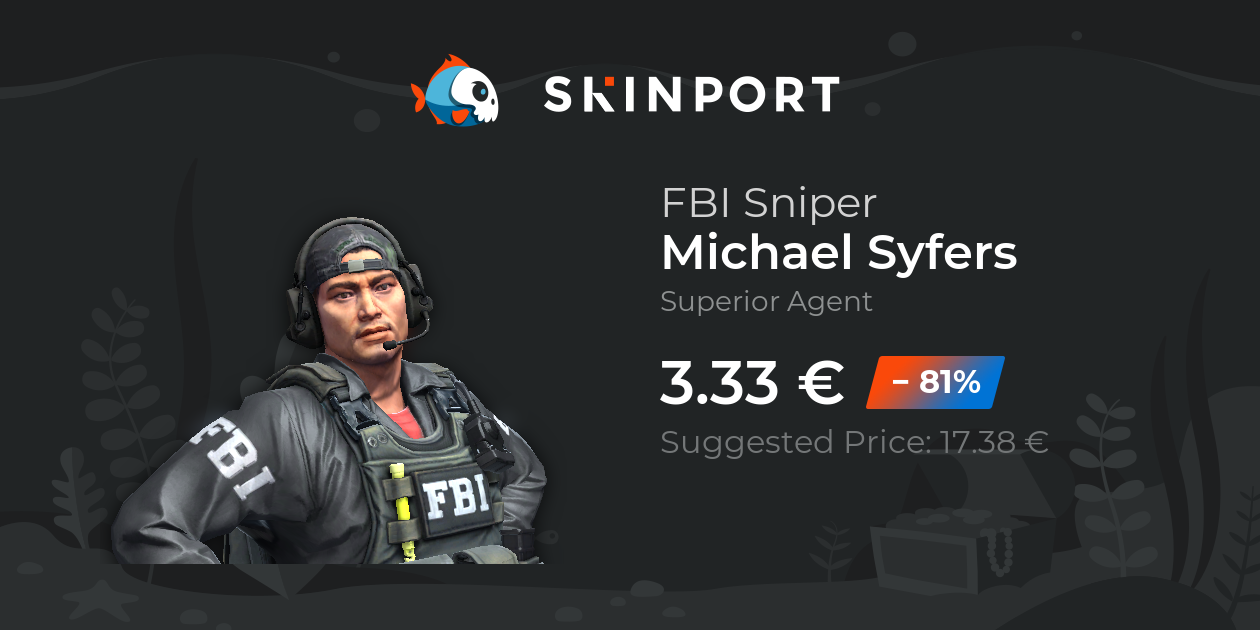 Michael Syfers | FBI Sniper - CS:GO - Skinport