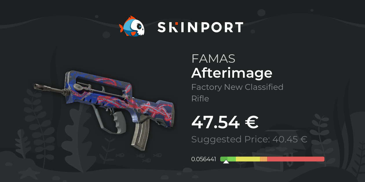 FAMAS | Afterimage (Original de Fábrica) - Counter-Strike 2 - Skinport