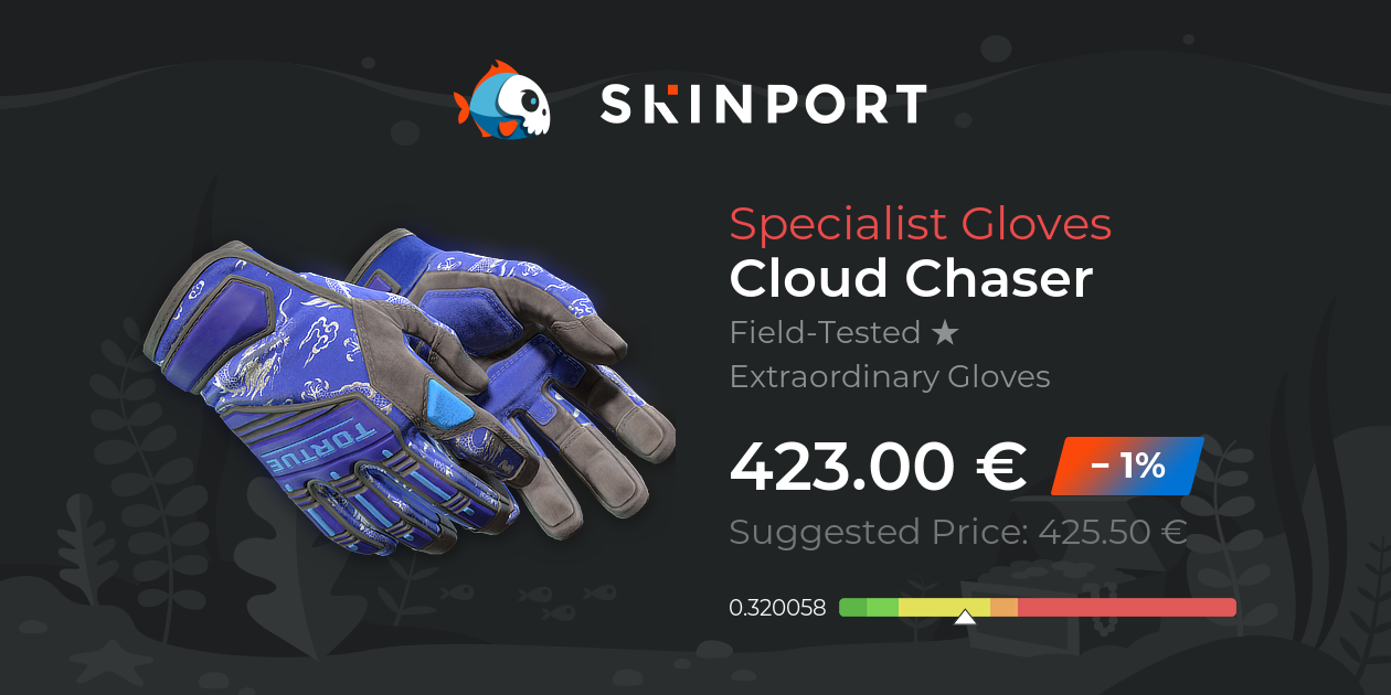 Specialist Gloves | Cloud Chaser (Field-Tested) - Counter-Strike 2 ...