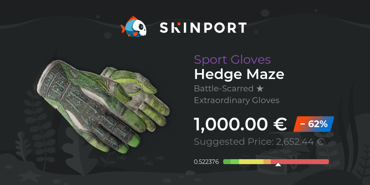 Sport Gloves Hedge Maze (BattleScarred) CS2 Skinport