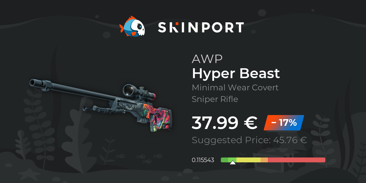 AWP | Hyper Beast (Minimal Wear) - Counter-Strike 2 - Skinport
