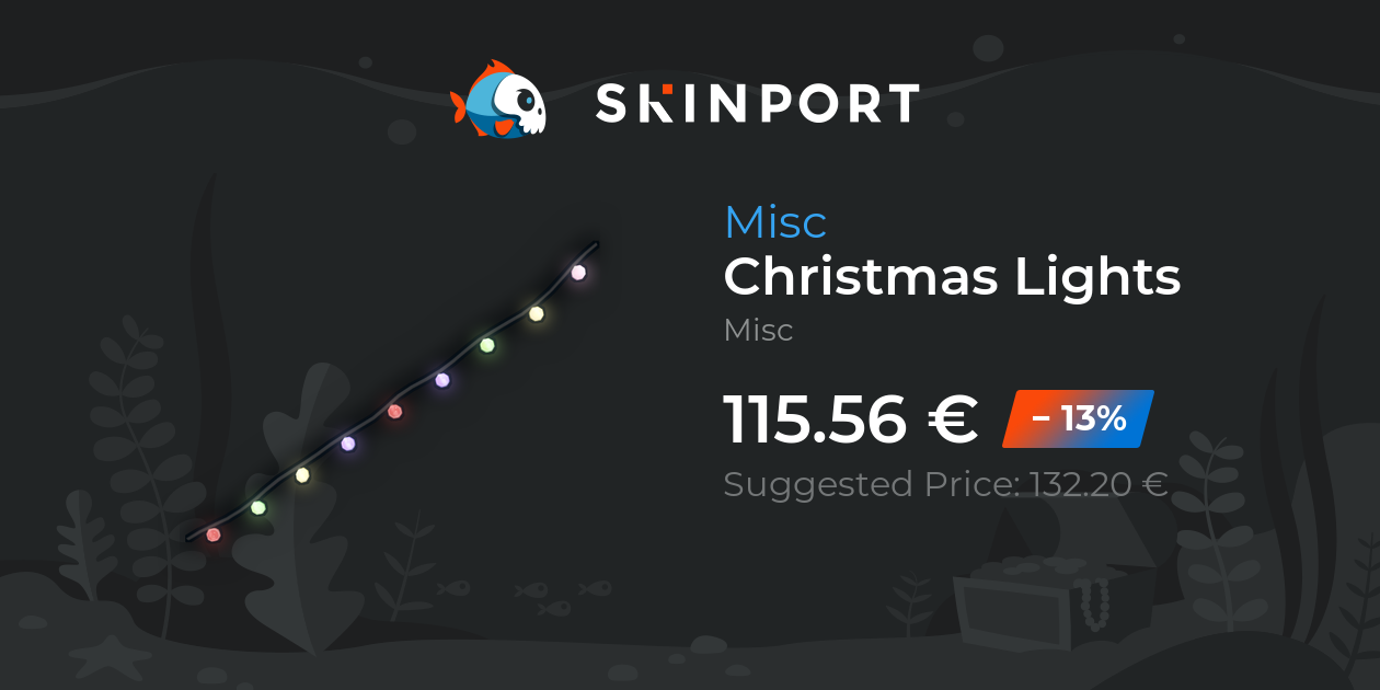 Christmas Lights Rust Skinport