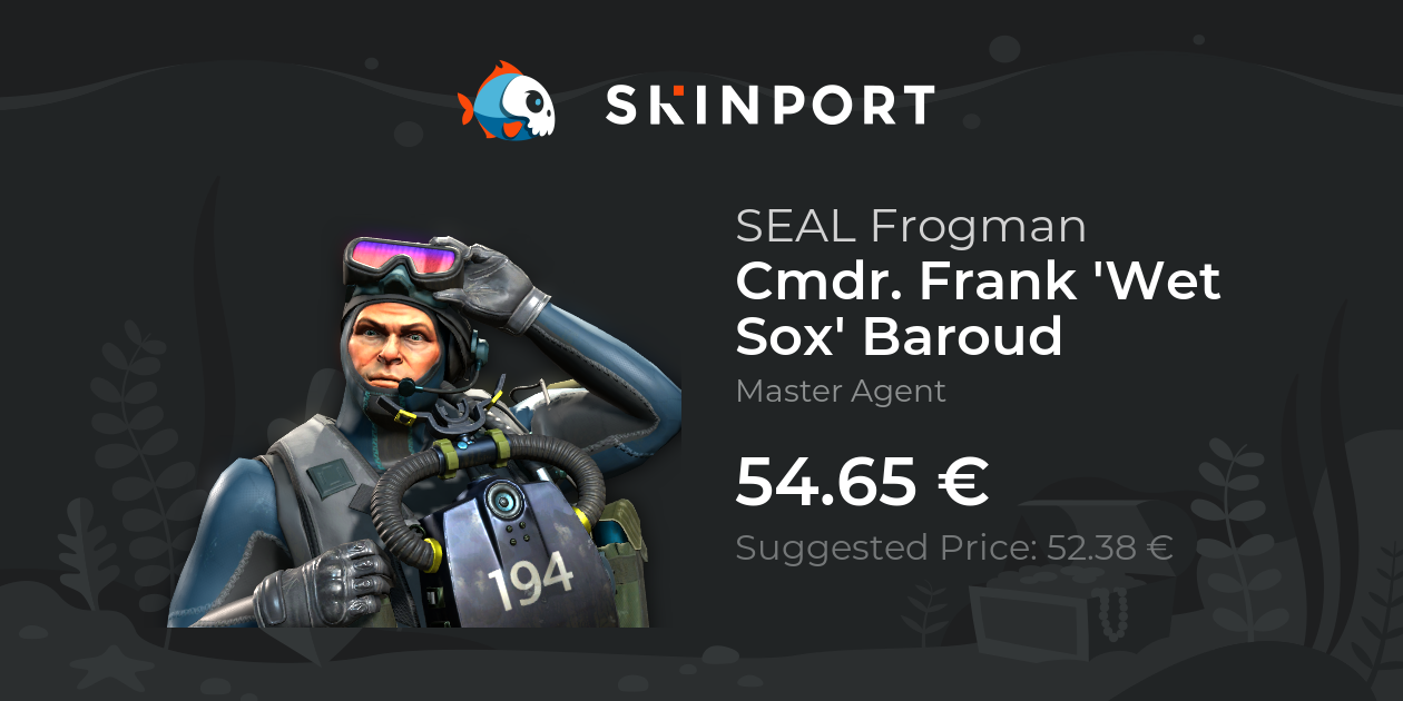 Cmdr. Frank 'Wet Sox' Baroud | SEAL Frogman - Counter-Strike 2 - Skinport