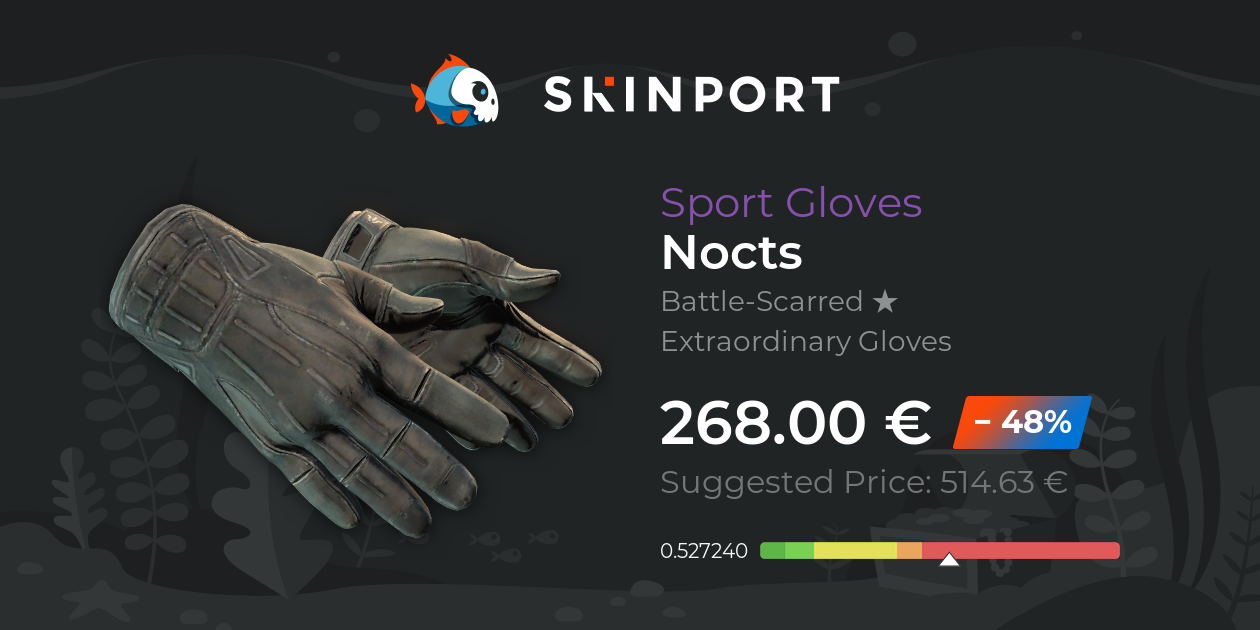 Sport Gloves Nocts (BattleScarred) CounterStrike 2 Skinport