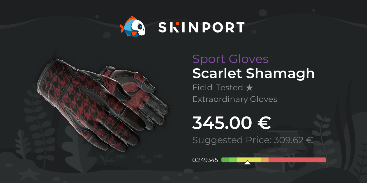 Sport Gloves Scarlet Shamagh (FieldTested) CSGO Skinport