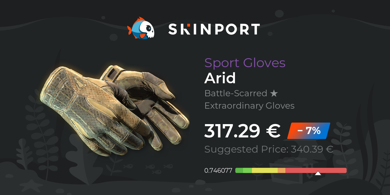 Sport Gloves | Arid (Battle-Scarred) - Counter-Strike 2 - Skinport