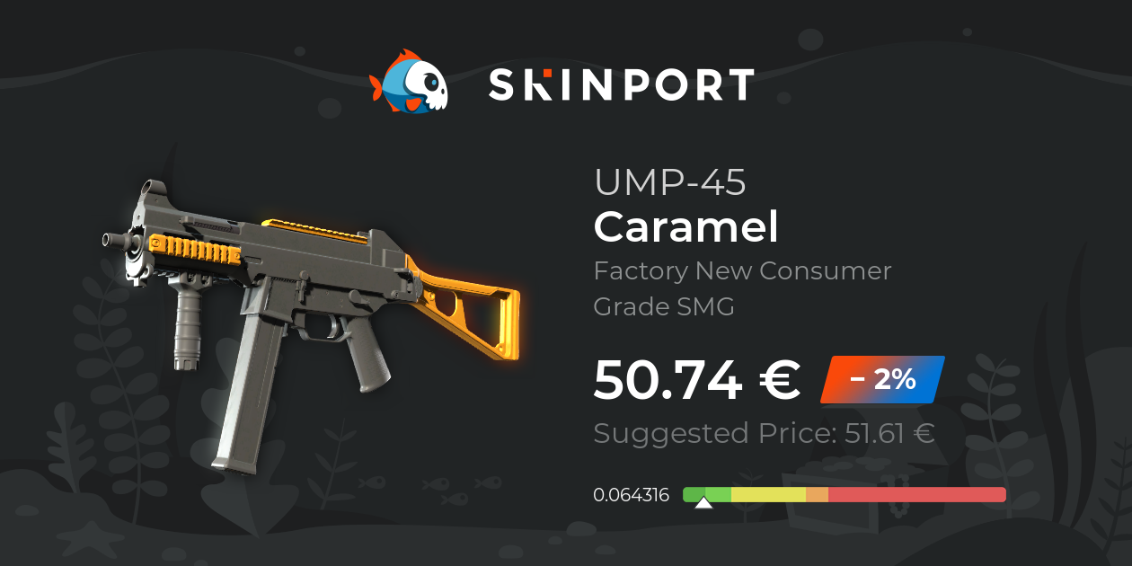UMP-45 | 色如焦糖 (崭新出厂) - Counter-Strike 2 - Skinport