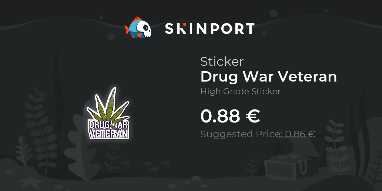 Sticker Drug War Veteran CounterStrike 2 Skinport