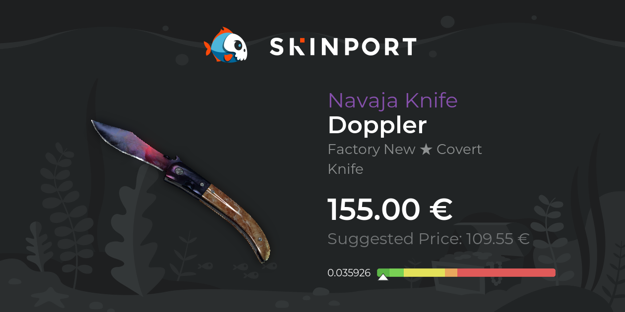 Navaja Knife Doppler (Factory New) CounterStrike 2 Skinport