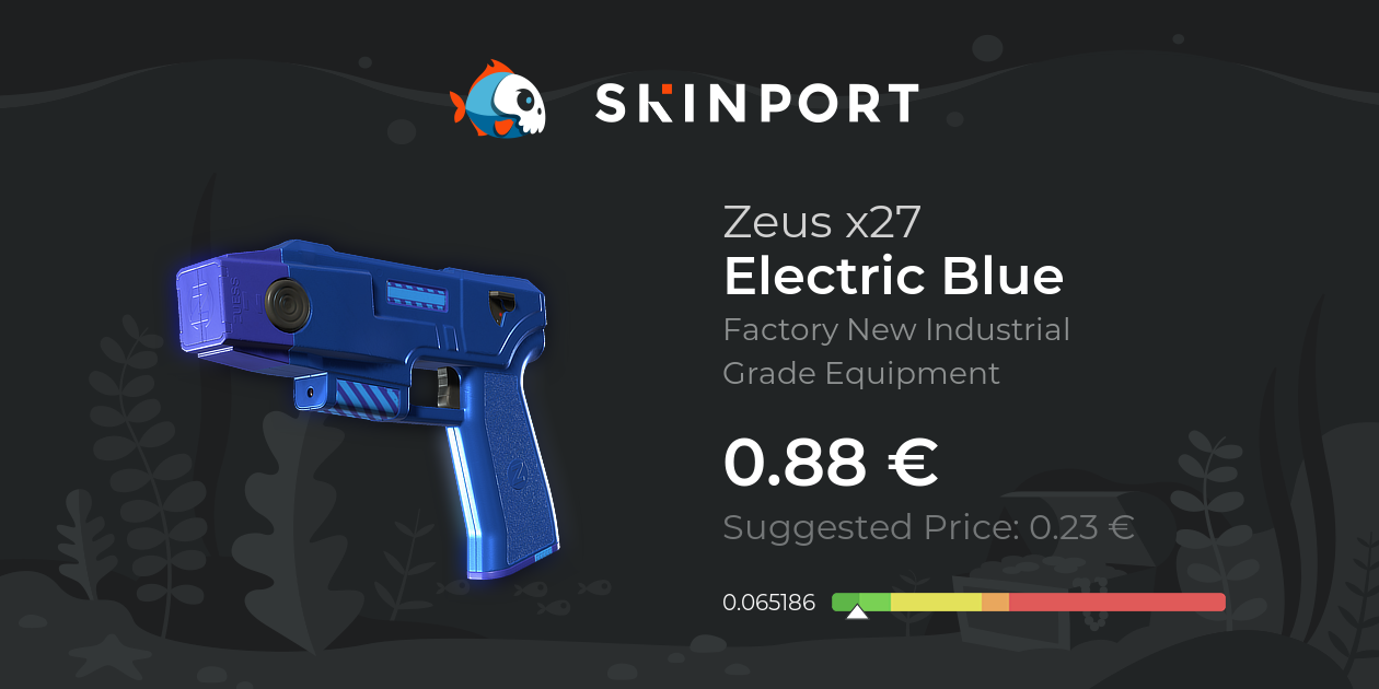 Zeus x27 | Electric Blue (Factory New) - Counter-Strike 2 - Skinport