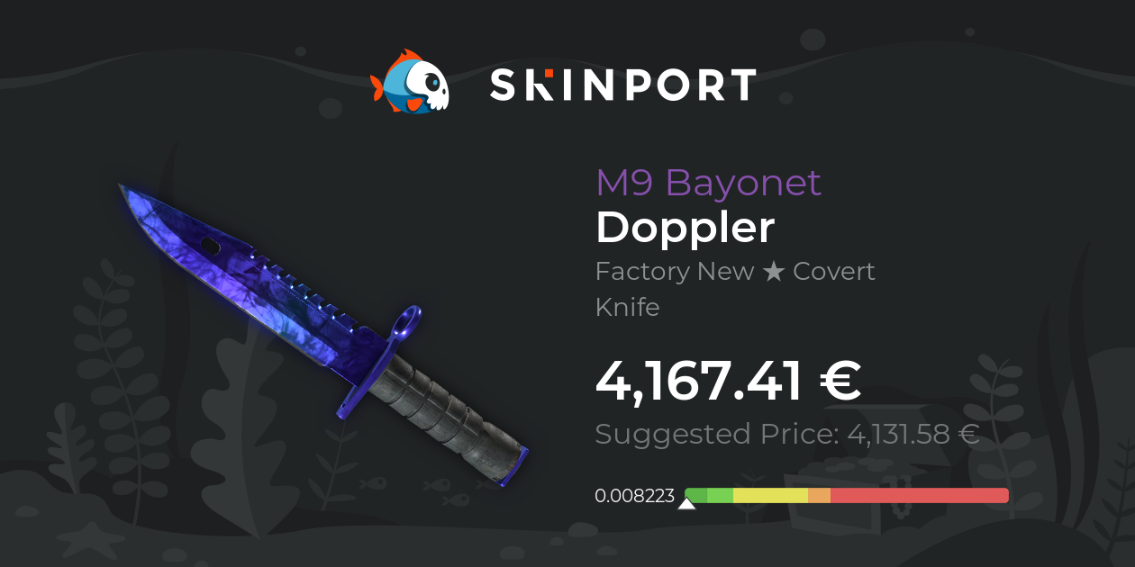 M9 Bayonet | Doppler (Factory New) - Counter-Strike 2 - Skinport