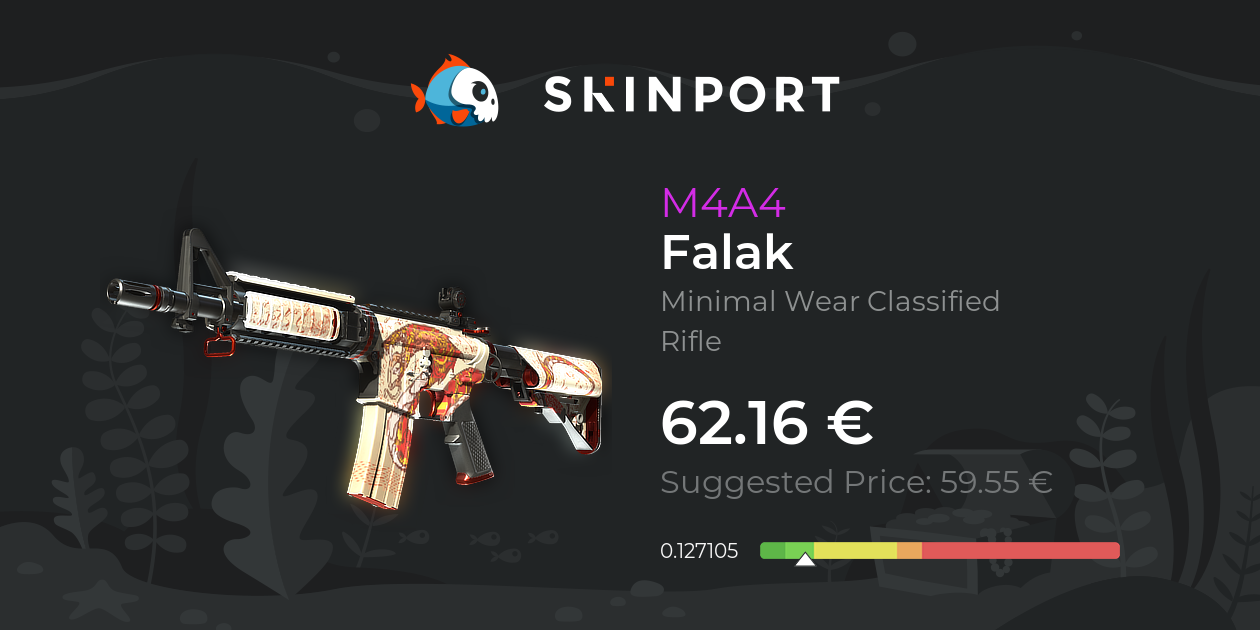 M4A4 | Falak (Minimal Wear) - Counter-Strike 2 - Skinport