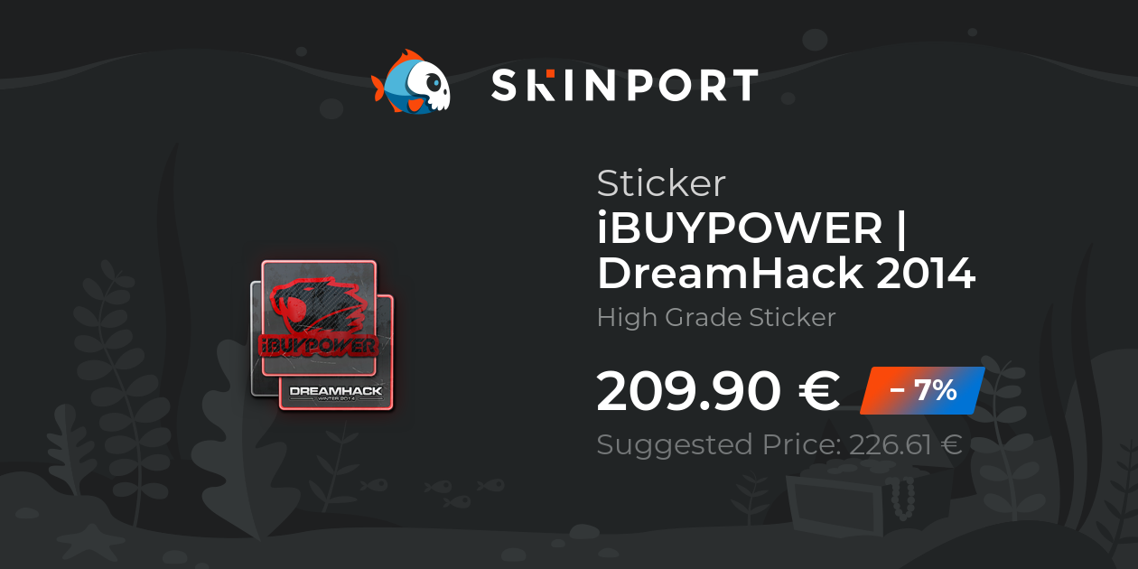 Sticker | iBUYPOWER | DreamHack 2014 - Counter-Strike 2 - Skinport
