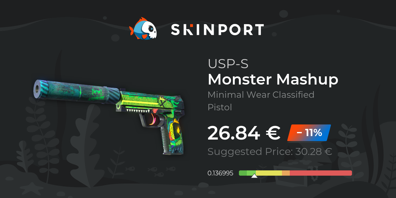 USP-S | Monster Mashup (Minimal Wear) - Counter-Strike 2 - Skinport