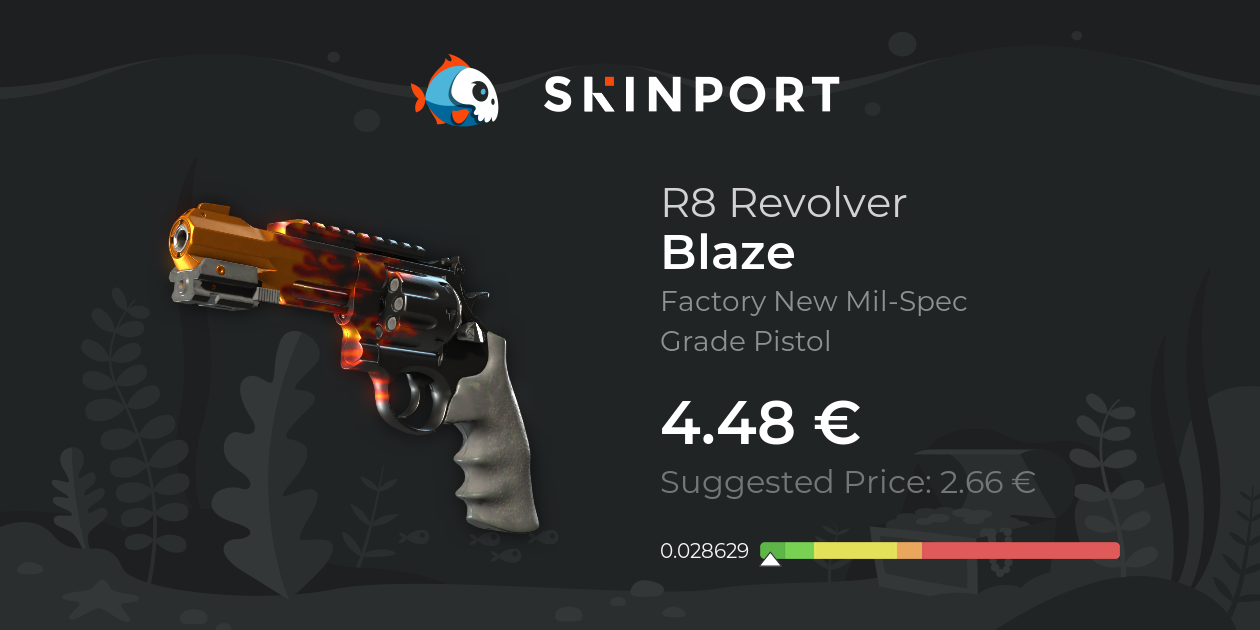 R8 Revolver | Blaze (Factory New) - Counter-Strike 2 - Skinport