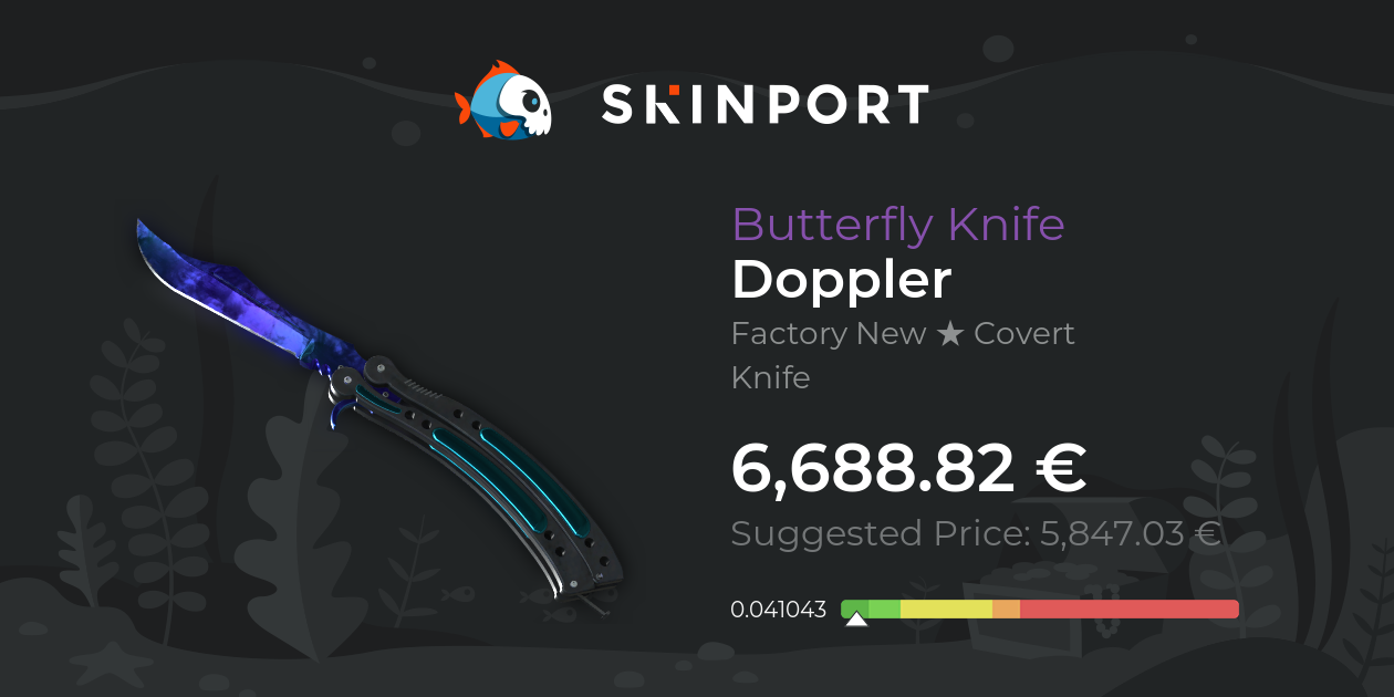 Butterfly Knife | Doppler (Factory New) - Counter-Strike 2 - Skinport