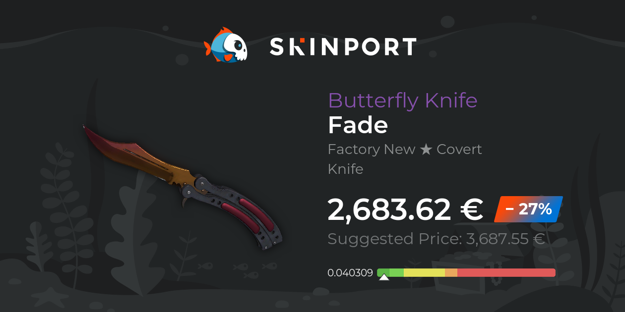 ☆ Butterfly Knife Marble Fade