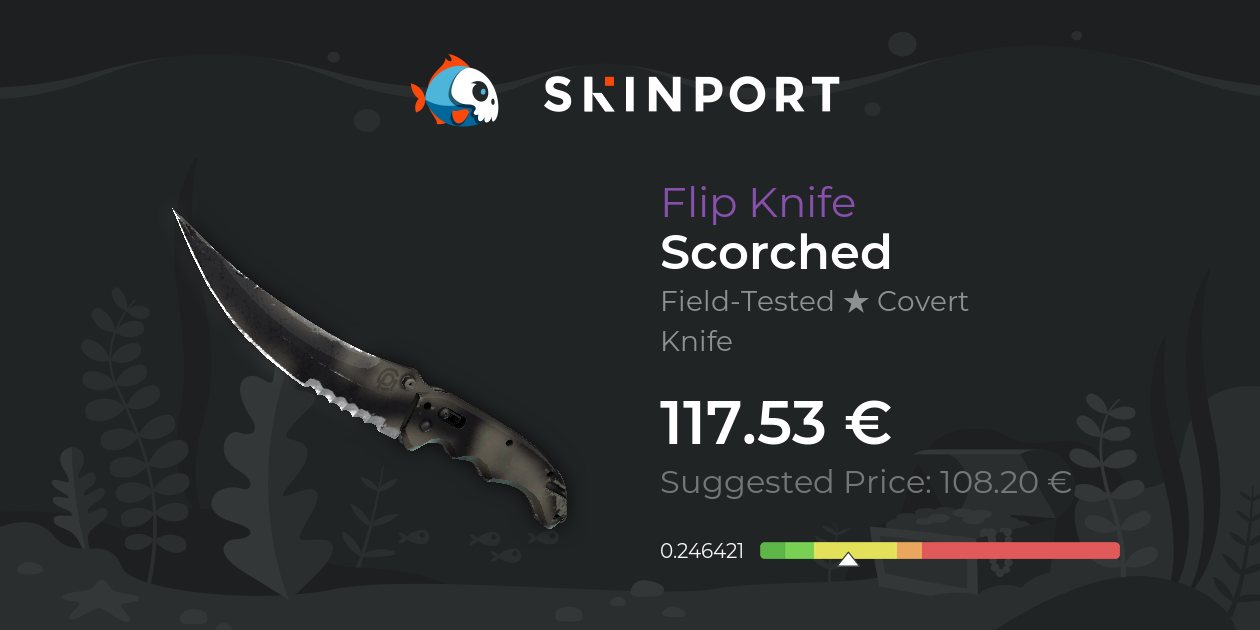 Flip Knife Scorched (FieldTested) CS2 Skinport